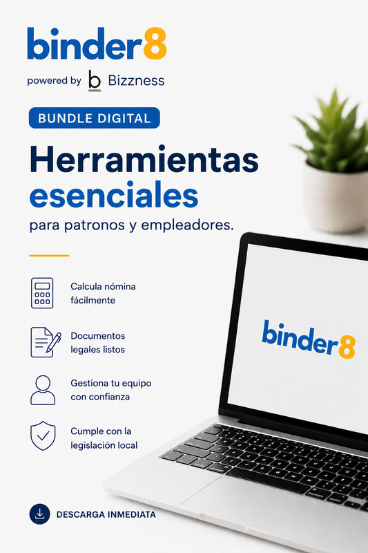 Kit de Documentos que debe tener un Patrono con Empleados en Puerto Rico (Bundle)