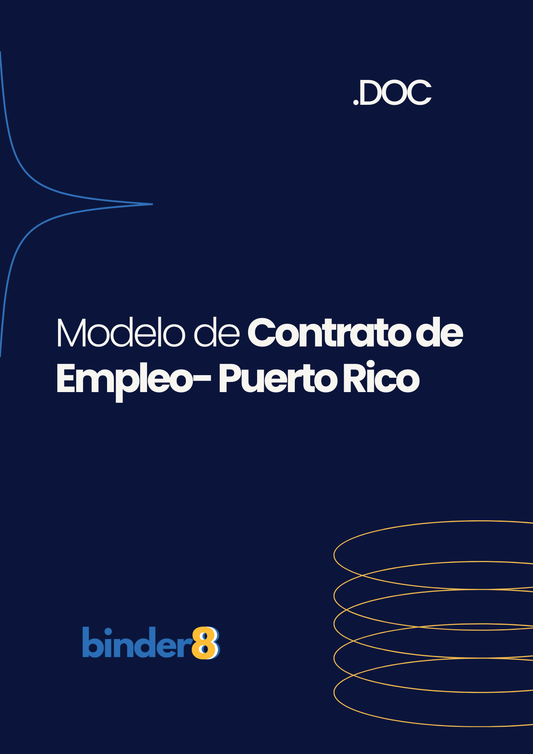 Modelo de Contrato de Empleo- Puerto Rico: